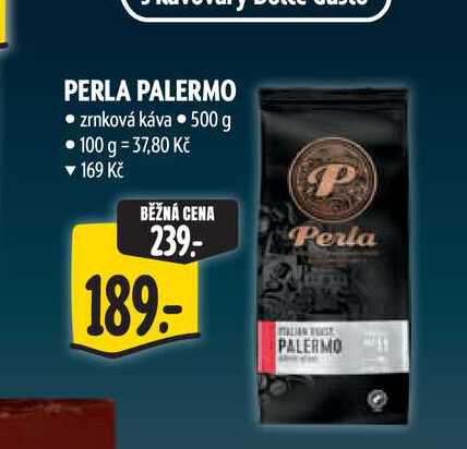 PERLA PALERMO zrnková káva 500 g