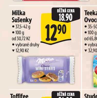 Milka Sušenky 37,5-42 g