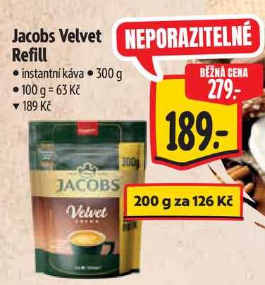 Jacobs Velvet Refill, 300 g