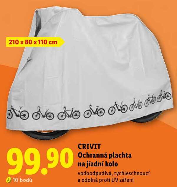 CRIVIT Ochranná plachta na jízdní kolo