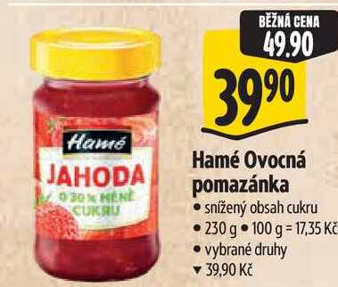 Hamé Ovocná pomazánka, 230 g