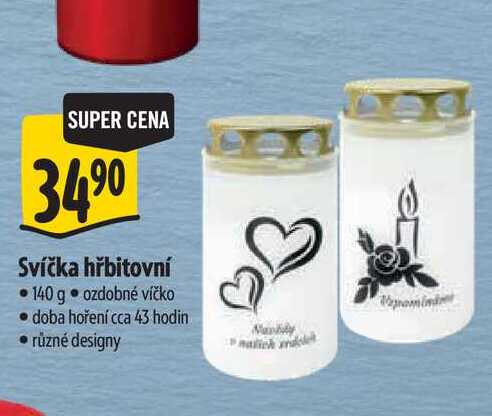  Svíčka hřbitovní 140 g  