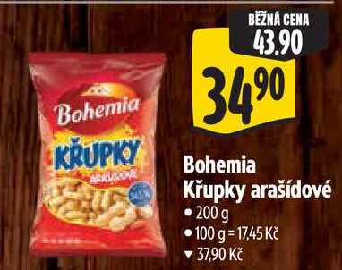 Bohemia Křupky arašídové, 200 g