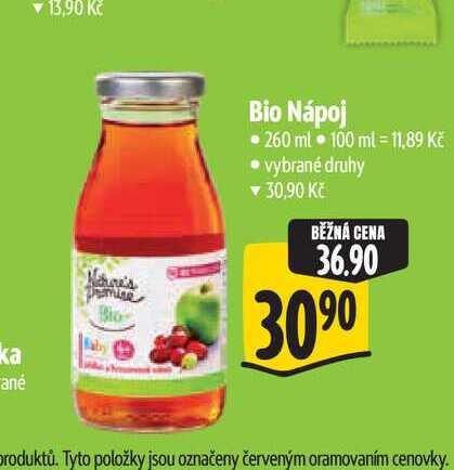 Bio Nápoj 260 ml