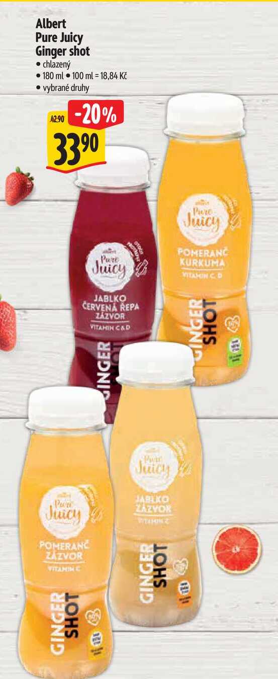 Albert Pure Juicy Ginger shot 180 ml