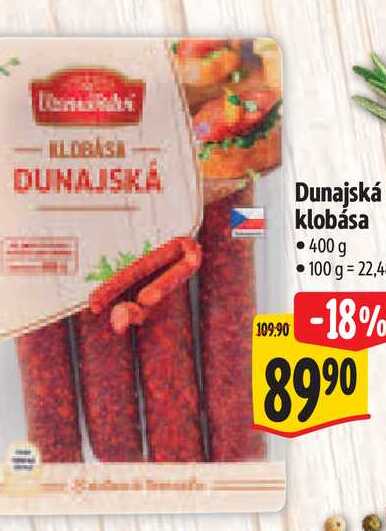   Dunajská klobása 400 g 