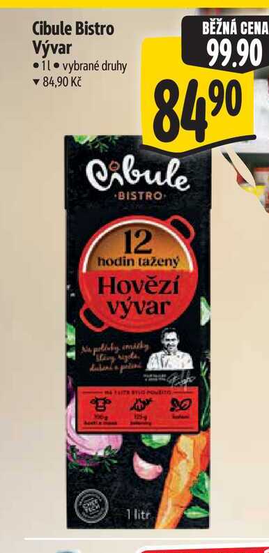 Cibule Bistro Vývar 1 l