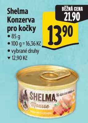 Shelma Konzerva pro kočky, 85 g