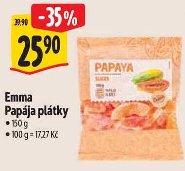 Emma Papája plátky, 150 g