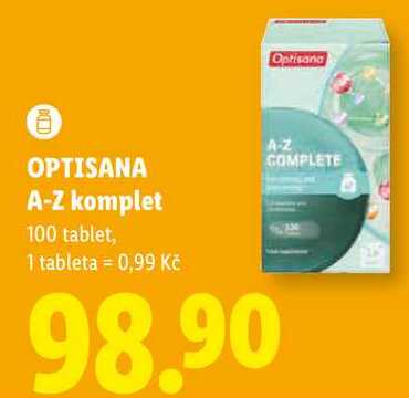 OPTISANA A-Z komplet, 100 tablet