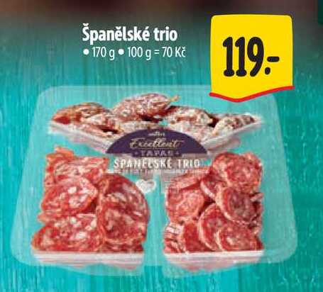 Španělské trio, 170 g