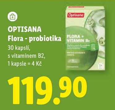 OPTISANA Flora - probiotika, 30 kapslí