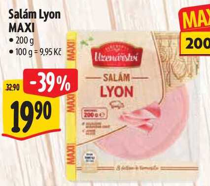 Salám Lyon MAXI, 200 g
