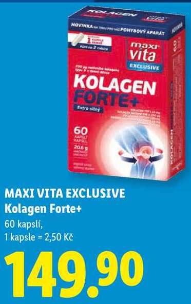 MAXI VITA EXCLUSIVE Kolagen Forte, 60 kapslí