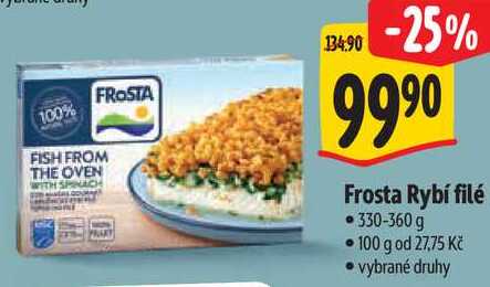Frosta Rybí filé, 330-360 g