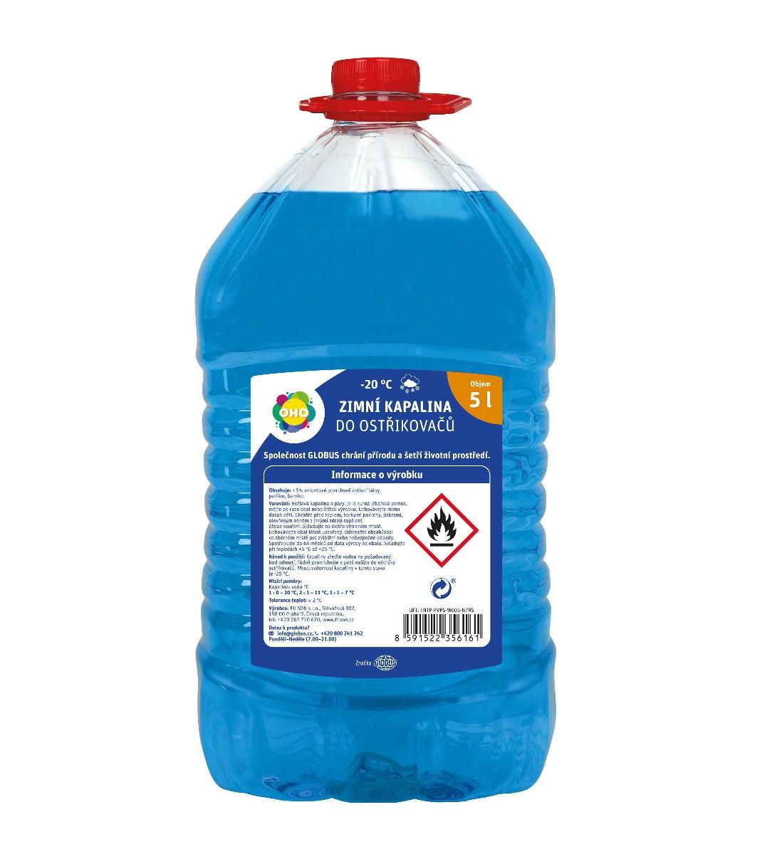 Zimní směs do ostřikovačů -20 °C, 5 l