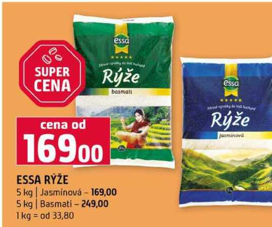 ESSA RÝŽE 5 kg Jasmínová 5 kg Basmati