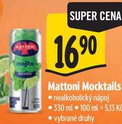 Mattoni Mocktails, 330 ml