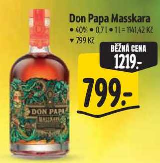 Don Papa Masskara, 0,7 l
