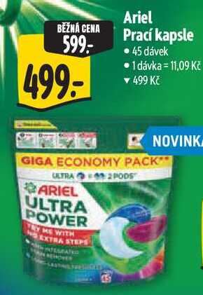Ariel Prací kapsle, 45 dávek