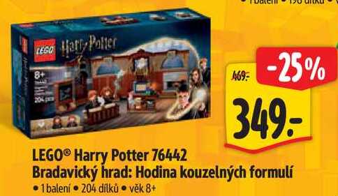 LEGO® Harry Potter 76442 Bradavický hrad: Hodina kouzelných formulí