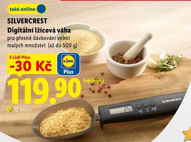 SILVERCREST Digitální lžícová váha