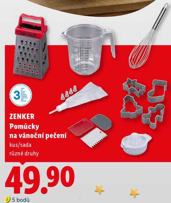 ZENKER Pomůcky na vánoční pečení 
