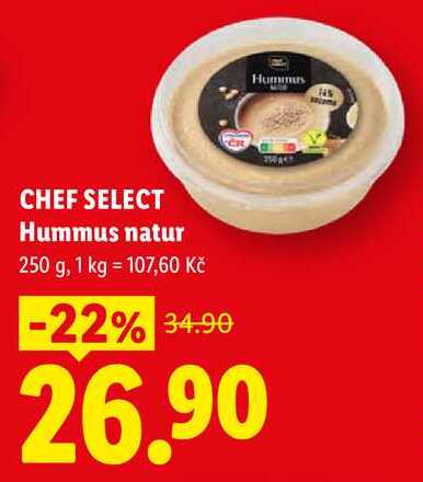 CHEF SELECT Hummus natur, 250 g