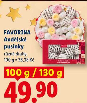 FAVORINA Andělské pusinky, 100 g 