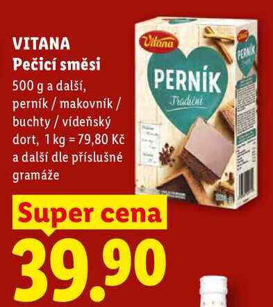 VITANA Pečicí směsi, 500 g a další