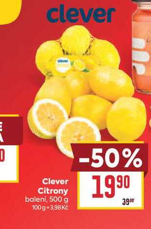 Clever Citrony balení, 500 g