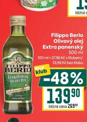 Filippo Berio Olivový olej Extra panenský 500 ml