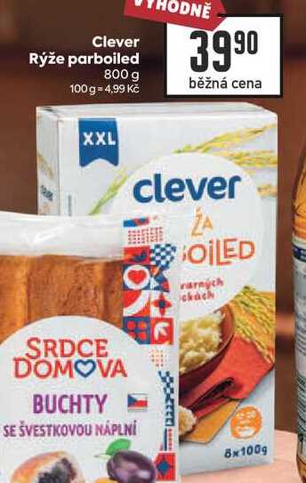 Clever Rýže parboiled 800 g
