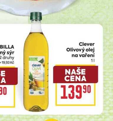 Clever Olivový olej na vaření 1l