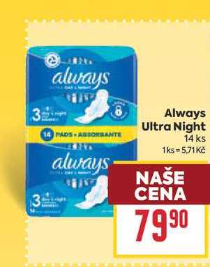 Always Always Ultra Night 14 ks