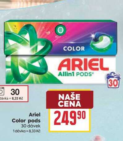 Ariel Color pods 30 dávek