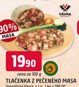 TLAČENKA Z PEČENÉHO MASA 100g