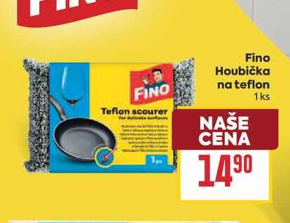 Fino Houbička na teflon 1ks