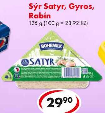 Sýr Satyr, Gyros, Rabín, 125 g