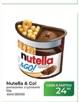 Nutella & Go! pomazánka s tyčinkami 52g
