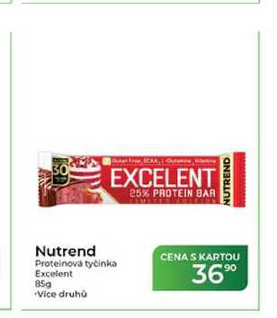 Nutrend Proteinová tyčinka Excelent 85g