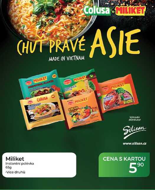 Miliket Instantní polévka 65g