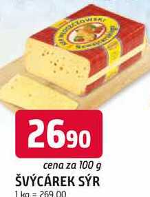 ŠVÝCÁREK SÝR 100g