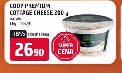 COOP PREMIUM COTTAGE CHEESE 200 g