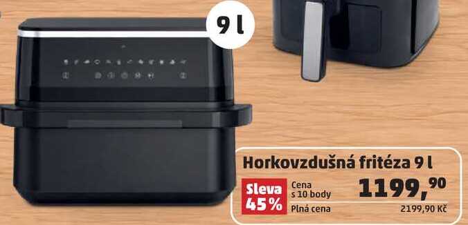 Horkovzdušná fritéza 9 l  