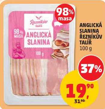 ANGLICKA SLANINA ŘEZNÍKŮV TALÍŘ, 100 g
