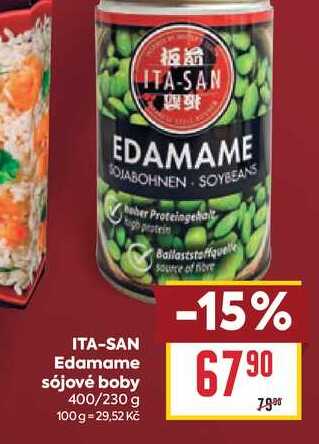 ITA-SAN Edamame sójové boby 400/230 g 