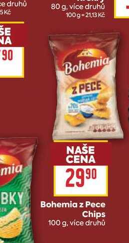 Bohemia z Pece Chips 100 g