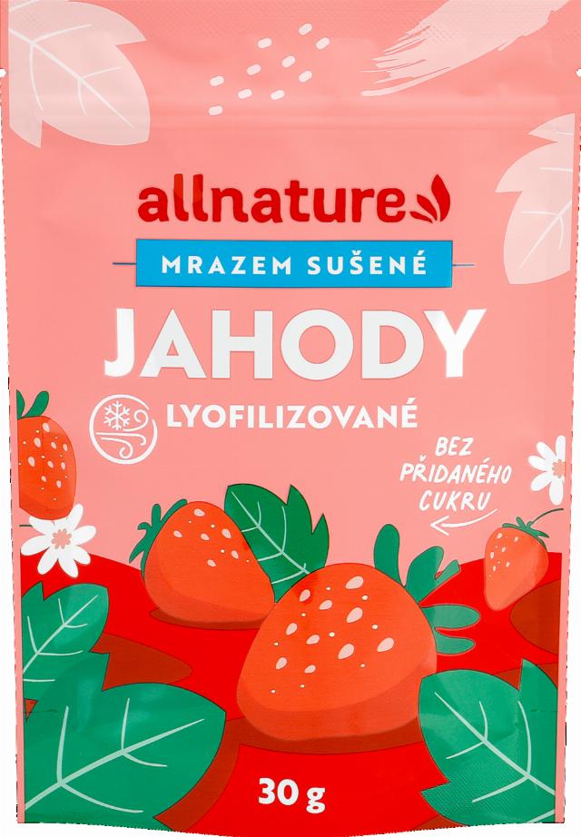 Allnature Lyofilizované ovoce jahody