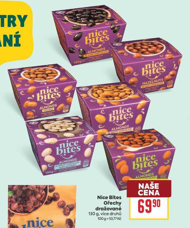 Nice Bites Ořechy dražované 130 g